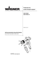 WAGNER AirCoat GM 4700AC-H Traduction Du Mode D'emploi Original