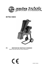 Elem Garden Technic BVT50-159CC Traduction Des Instructions Originales