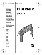 Berner 091952 Notice Originale