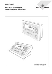 Mettler Toledo MultiRange IND690-Form Mode D'emploi