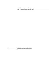 HP OmniBook XE2 Guide D'installation