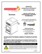 Enerzone EUROMAX Manuel D'installation Et D'utilisation
