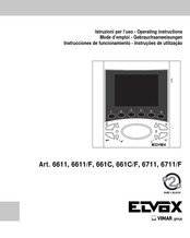 Elvox 661C/F Mode D'emploi