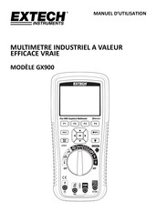 Extech Instruments GX900 Manuel D'utilisation