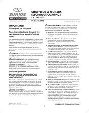 sunjoe SBJ597E Manuel D'utilisation