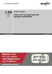EWM Phoenix 301 Car Expert puls FKG Manuel D'utilisation