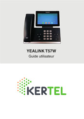 Yealink T57W Guide Utilisateur
