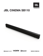 Harman JBL CINEMA SB110 Mode D'emploi