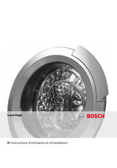 Bosch WOT24352FF Instructions D'utilisation Et D'installation