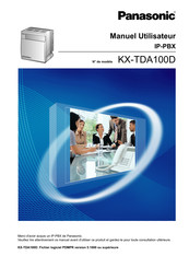 Panasonic KX-TDA100D Manuel Utilisateur
