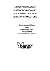 Bimar PMS300 Notice D'instruction