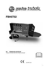 Elem Garden Technic FBH5T52 Traduction Des Instructions D'origine