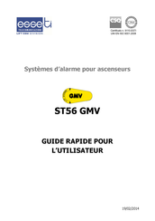 Esse-ti ST56 GMV Guide Rapide Pour L'utilisateur