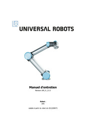 Universal Robots UR5 Manuel D'entretien