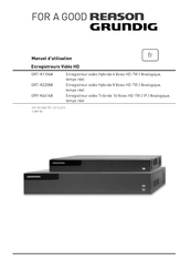 Grundig GRT-K2208A Manuel D'utilisation