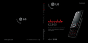 LG chocolate KG800 Guide De L'utilisateur