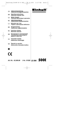 EINHELL 42.589.88 Mode D'emploi