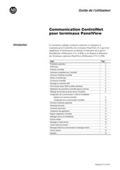Rockwell Automation ControlNet Guide De L'utilisateur
