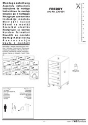 Fmd Furniture FREDDY 336-001 Instructions De Montage