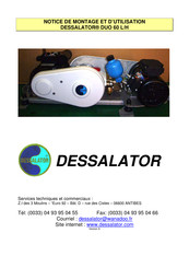 DESSALATOR DUO 60 L/H Notice De Montage Et D'utilisation