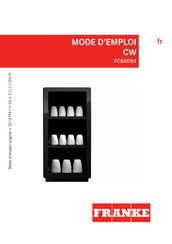 Franke CW FCS4054 Mode D'emploi