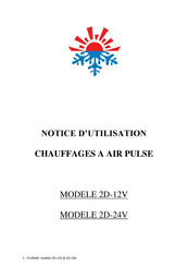 Planar 2D-24V Notice D'utilisation