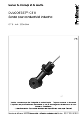 ProMinent DULCOTEST ICT 8 Manuel De Montage Et De Service