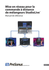 PRESONUS StudioLive Manuel De Référence