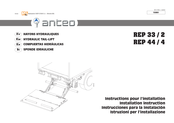 ANTEO REP 33/2 Instructions Pour L'installation