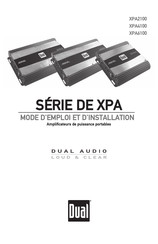 Dual XPA2100 Mode D'emploi Et D'installation
