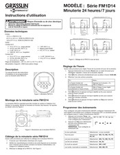 Intermatic Grasslin FM1D14 Série Instructions D'utilisation