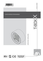 BFT T-BOX X Instructions D'installation