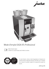 Jura GIGA X7c Professional Mode D'emploi