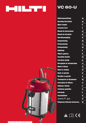 Hilti VC 60-U Mode D'emploi