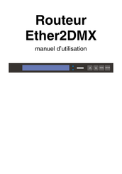 Martin Ether2DMX Manuel D'utilisation