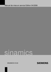 Siemens SINAMICS S120 Manuel De Mise En Service