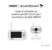 Uniden Guardian UBR243 Guide D'utilisation