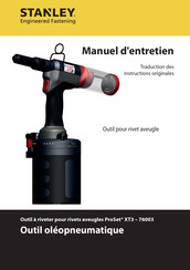 Stanley 76003 Manuel D'entretien