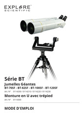 Explore Scientific BT-100SF Mode D'emploi