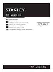 Matrix Stanley STR-4 IN 1 Traduction Des Instructions Originales