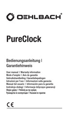 Oehlbach PureClock Mode D'emploi