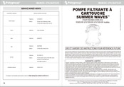 Polygroup SUMMER WAVES RX1000-NF Manuel Utilisateur