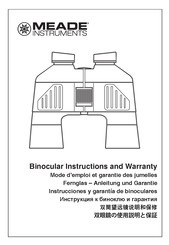 Meade Instruments TravelView 10x50 Mode D'emploi Et Garantie