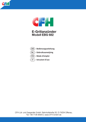 CFH EBG 682 Mode D'emploi