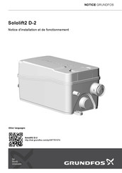 Grundfos Sololift2 D-2 Notice D'installation Et De Fonctionnement