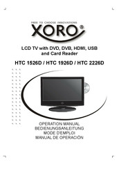 Xoro HTC 2226D Mode D'emploi