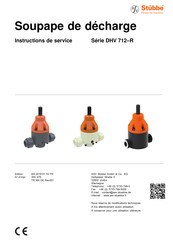 Stübbe DHV 712-R PP Instructions De Service