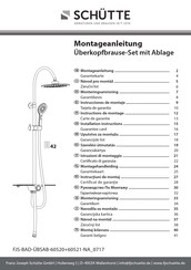 SCHÜTTE Aquastar 60520 Instructions De Montage