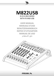 PROEL M822USB Notice D'utilisation