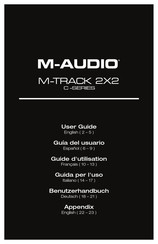 M-Audio M-TRACK 2X2 C Série Guide D'utilisation